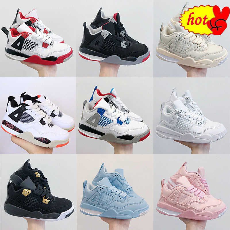 New 4 Kids Basketball Shoes Children Outdoor Sports Shoes Gym Red Chicago 4s Luxury Athletic Boy Girls Sneakers Eur Size 26 -35
New 4 Kids Basketball Shoes Children Outdoor Sports Shoes Gym Red Chicago 4s Luxury Athletic Boy Girls Sneakers Eur Size 26 -35