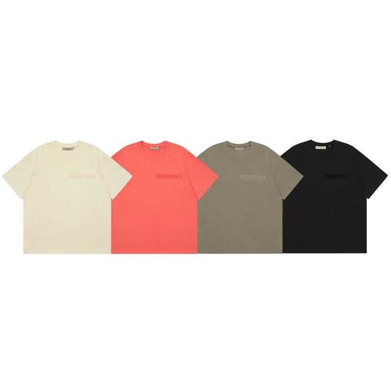 ESS Tees T-Shirts Luxury Designer fashion clothing FEARs OF GOD ESSEN FOG 22 Flocked Embossed Letter Short Sleeve T-shirt Tee Trendy, Milk-white
ESS Tees T-Shirts Luxury Designer fashion clothing FEARs OF GOD ESSEN FOG 22 Flocked Embossed Letter Short Sleeve T-shirt Tee Trendy, Milk-white