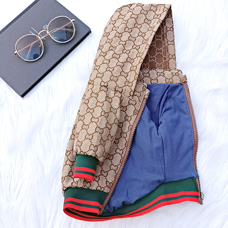 2025 new Designer Clothes Classic Letter Pattern Dog Apparel Exclusive Pet Hoodie Sweatshirt Coat for Small Medium Dogs Bulldog Corgi Boston Terrier P