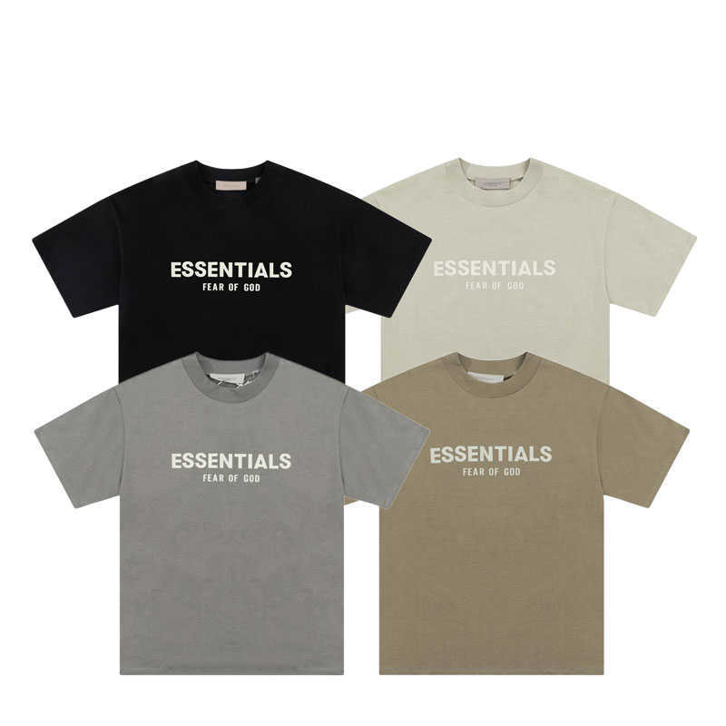 ESS Tees T-Shirts fashion clothing FOG FEARs OF GOD Double Thread ESSEN Season 8 Flocking Letter Mens Womens Loose Short Sleeve T-shirt Summer, Light green
ESS Tees T-Shirts fashion clothing FOG FEARs OF GOD Double Thread ESSEN Season 8 Flocking Letter Mens Womens Loose Short Sleeve T-shirt Summer, Light green