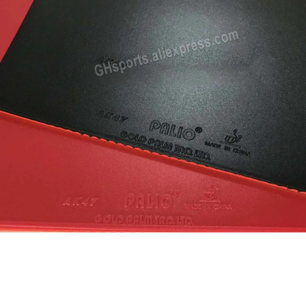 Table Tennis Rubbers PALIO AK47 RED BLUE AK47 AK 47 Table Tennis Rubber Original PALIO AK47 Ping Pong Sponge 231116