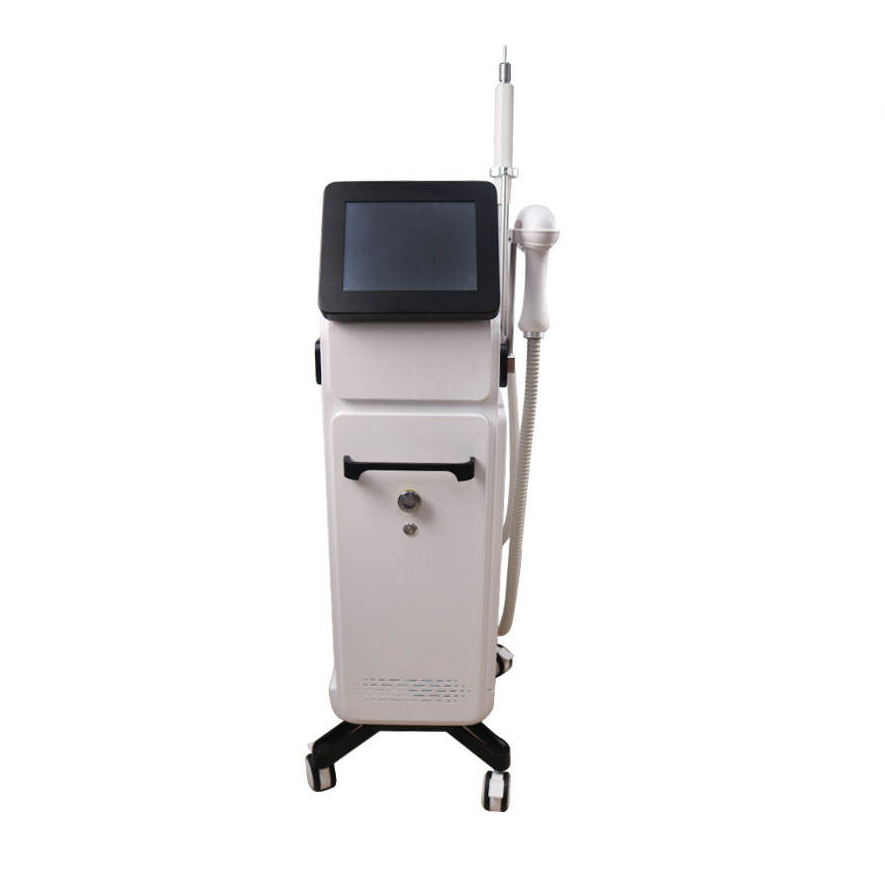 CE Approved 2 in 1 Painless Tattoo/Hair Removal Machine 810 Diode Laser Picolaser Eyebrow Washing Freckle Wrinkle Remove Standing Device