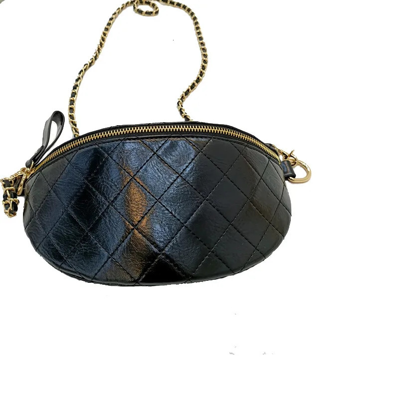 Evening Bags Chain Texture Broadband Chest Women's Crossbody Versatile Simple and Casual Small Fragrance gge Wandering Bag 231116 de87