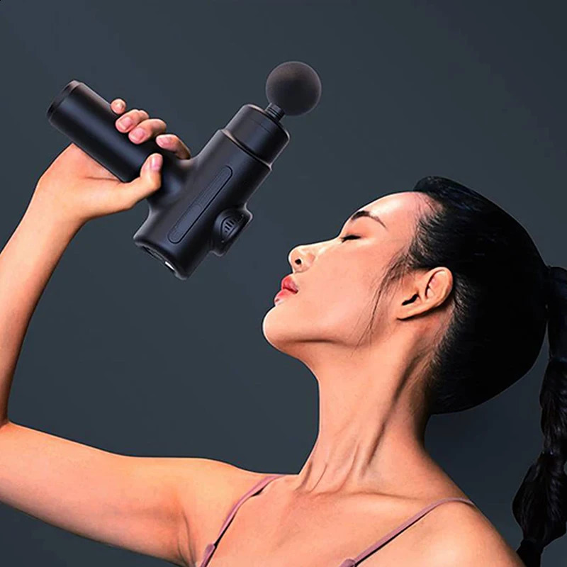 Full Body Massager Deep Tissue Massage gun Impact Massager Handheld Back Muscle Massager Gun Relieving Soreness and Fatigue with 8 Massage Heads 23111
