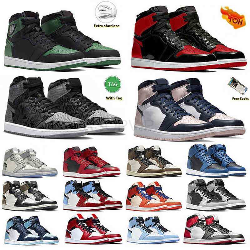 Jumpman 1 Mens Women Basketball Shoes 1s Sneakers Rebellionaire Bred Patent Fearless University Blue Hype Royal Chateau Men, Item#10
Jumpman 1 Mens Women Basketball Shoes 1s Sneakers Rebellionaire Bred Patent Fearless University Blue Hype Royal Chateau Men, Item#10