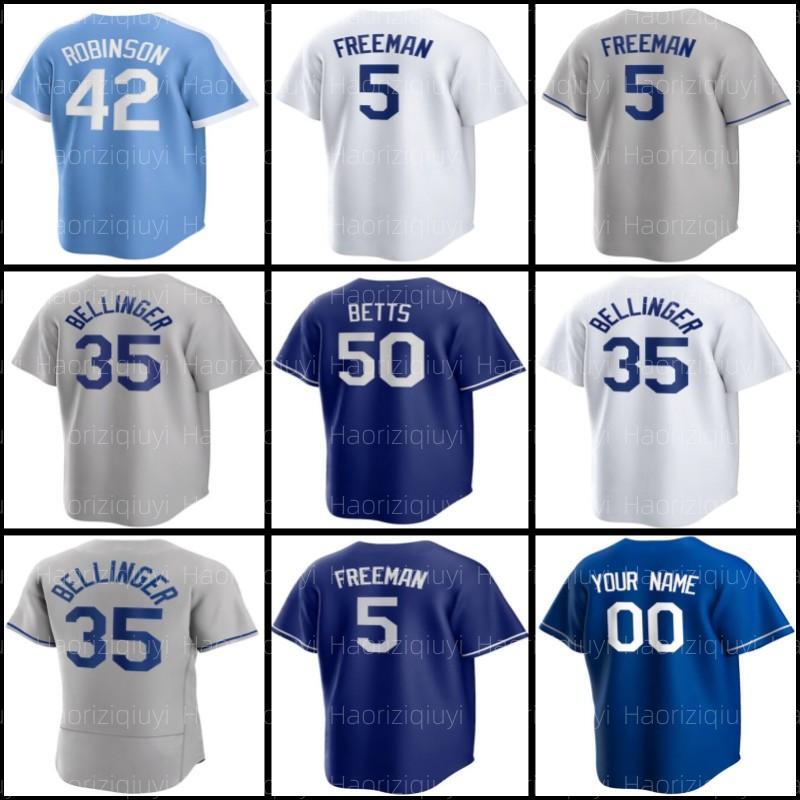 50 Mookie Betts 5 Freddie Freeman Baseball Jersey Clayton Kershaw Cody Bellinger Justin Trea Turner Julio Urias Trevor Bauer Mike Piazza Matt Beaty Max Muncy