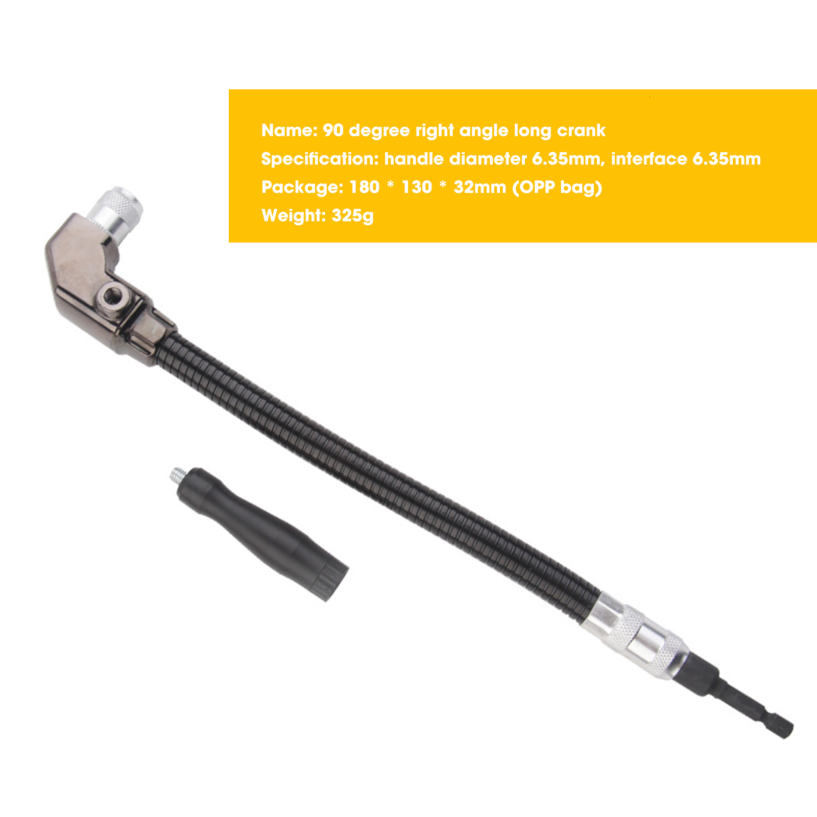 Screwdrivers 90 Degree Electric Drill Chuck Right Angle Corner Woodworking Tool Flexible Shaft Extension Rod Screwdriver 230414