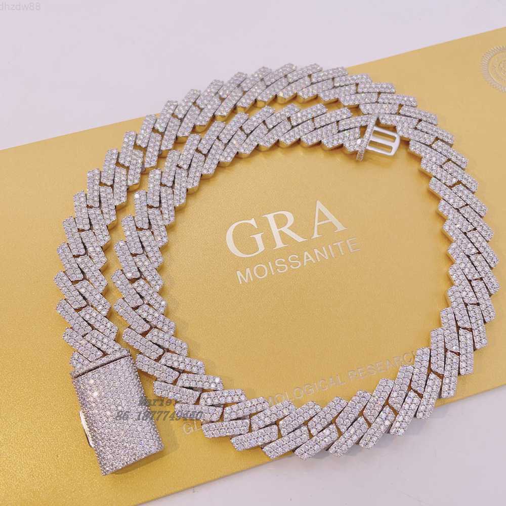 Pass Diamond Tester 15mm S925 Bussdown Custom Cuban Necklace Wholesale Price Vvs Moissanite Cuban Link Chain S925
Pass Diamond Tester 15mm S925 Bussdown Custom Cuban Necklace Wholesale Price Vvs Moissanite Cuban Link Chain S925