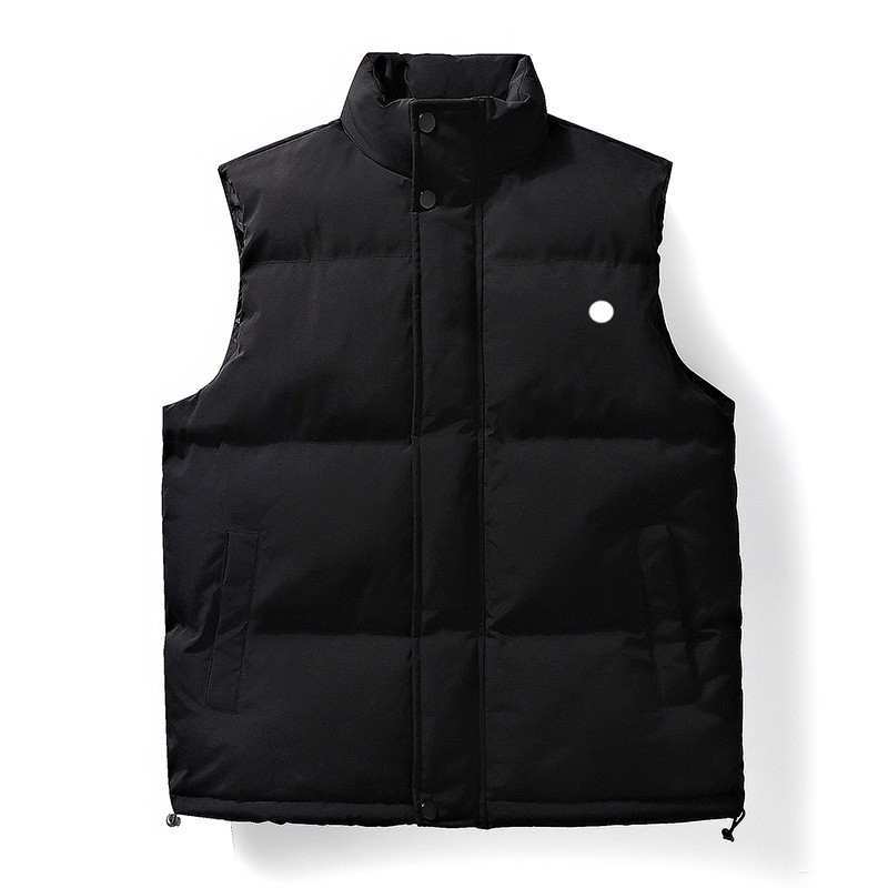 Men Puffer Down Jacket Vest Autumn Winter Warm Waistcoat Sleeveless Stand Collar Double Sided Outwear Jacket Vests Fashion Streetwear LLLM1108