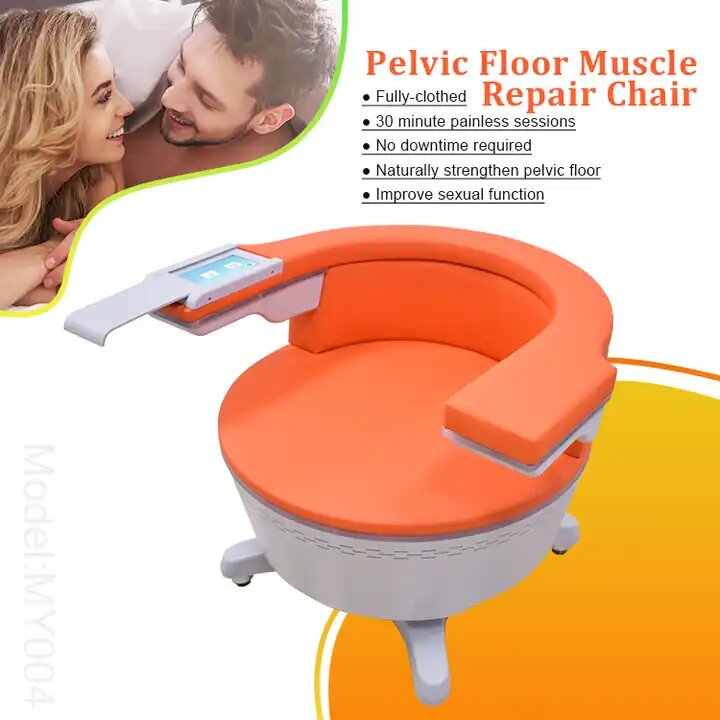 Electromagnetic EMS Chair Repair Pelvic Floor body Muscle Building EMT Hip Lift Vaginal Tighten Postpartum Recovery Chair