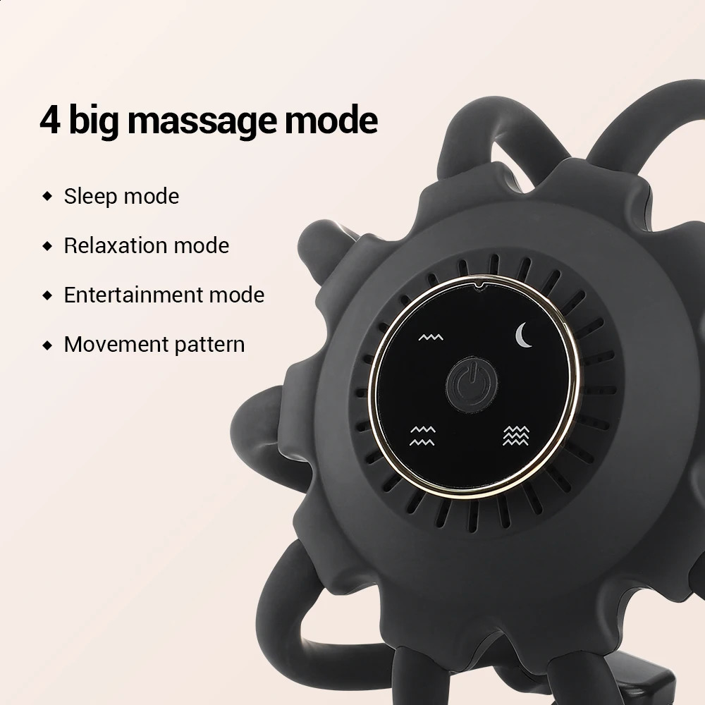 Head Massager Electric Head Massager Wireless Connect Music 4 modes Head Scratcher Massage Scalp Relieve Fatigue Relax Brain USB Charging 231115