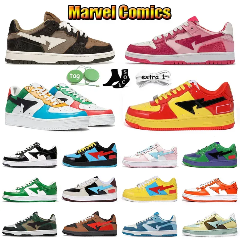 2023 Bapestas Sk8 Sta Running Shoes 36 -45 Sk8 Baped Designer Bapesta Camo Black White Green Red Orange Camouflage Men Women Trainers Sports
2023 Bapestas Sk8 Sta Running Shoes 36 -45 Sk8 Baped Designer Bapesta Camo Black White Green Red Orange Camouflage Men Women Trainers Sports