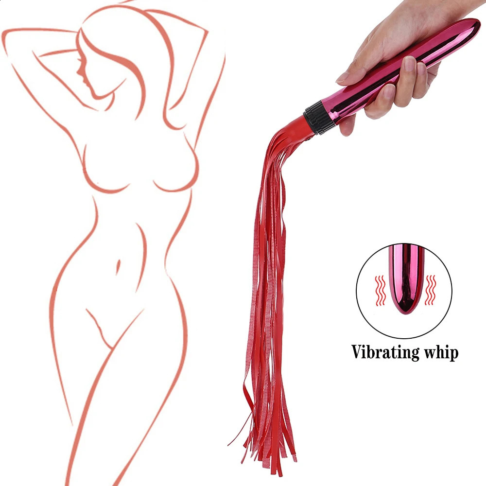 BDSM Kits Adults Sex Toys for Couples Handcuffs Nipple Clamps Whip Spanking Sex Metal Anal Plug Vibrator Exotic Bed Bondage Set 241226
