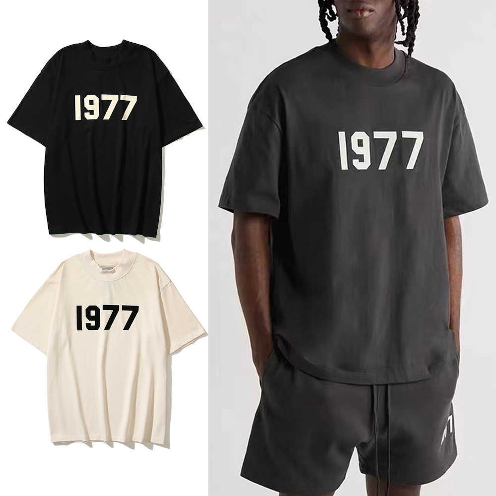 ESS Tees T-Shirts fashion clothing Fog FEARs OF GOD1977 double thread ESSEN short sleeve Mens Womens loose couple T-shirt Luxury Designer brand summer, Black
ESS Tees T-Shirts fashion clothing Fog FEARs OF GOD1977 double thread ESSEN short sleeve Mens Womens loose couple T-shirt Luxury Designer brand summer, Black