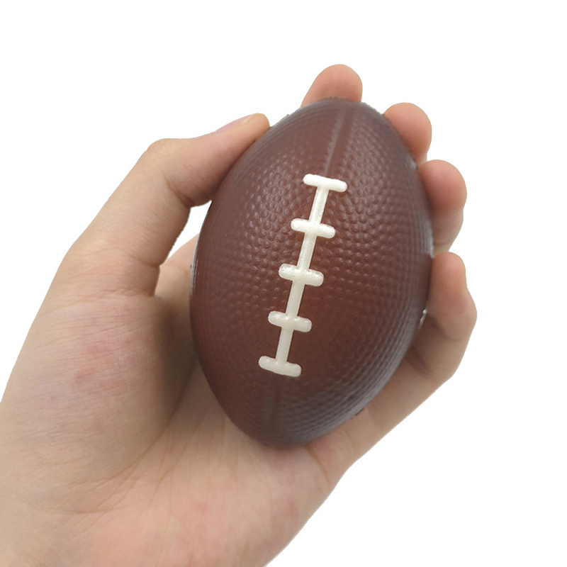 Mini Rugby PU Foam Ball Kindergarten Baby Toy Balls Anti Stress Ball Squeeze Toys Stress Relief Decompression Toys Anxiety Reliever