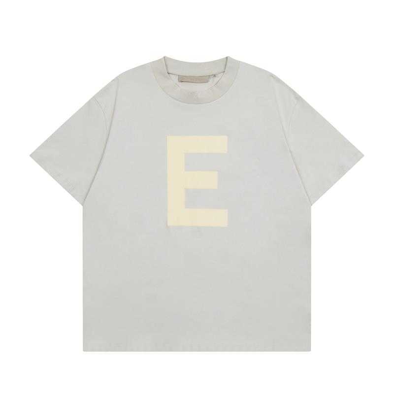 ESS Tees T-Shirts Luxury Designer fashion clothing FOG FEARs OF GOD ESSEN Flocked Large E Round Neck Short Sleeve Summer Men's Women's Loose Couple T-shirt, Black
ESS Tees T-Shirts Luxury Designer fashion clothing FOG FEARs OF GOD ESSEN Flocked Large E Round Neck Short Sleeve Summer Men's Women's Loose Couple T-shirt, Black