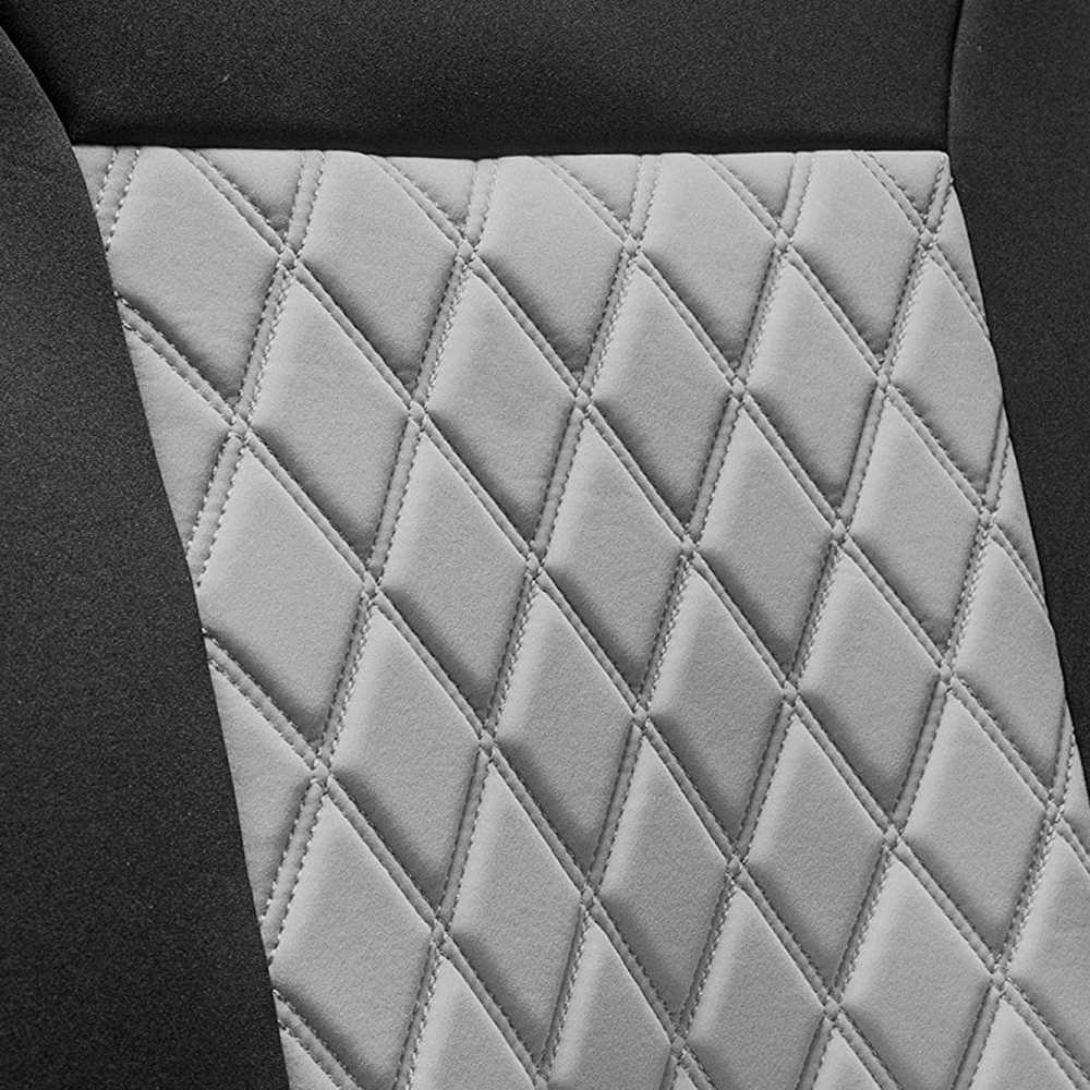 New Universal Car Seat Covers 2 Front Seat Diamond Lattice Fabric Seat Car Covers Fit for Most Car SUV Truck Seat Cushion Protector
