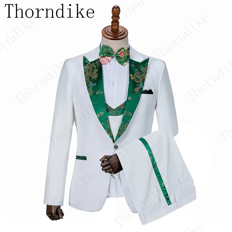 Men's Suits Blazers Thorndike Different Colors One Button Groom Tuxedos Shawl Lapel Groomsmen Man Mens Wedding Three Pieces 231115