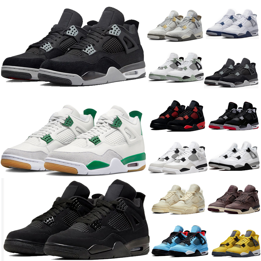 With Box Jumpman 4 Men Outdoor Shoes 4s Women Trainers Pine Green Seafoam Military Black Cat Canvas Sail Cactus Jack Midnight Navy Photon Dust Sports Sneakers 36-47, 28
With Box Jumpman 4 Men Outdoor Shoes 4s Women Trainers Pine Green Seafoam Military Black Cat Canvas Sail Cactus Jack Midnight Navy Photon Dust Sports Sneakers 36-47, 28
