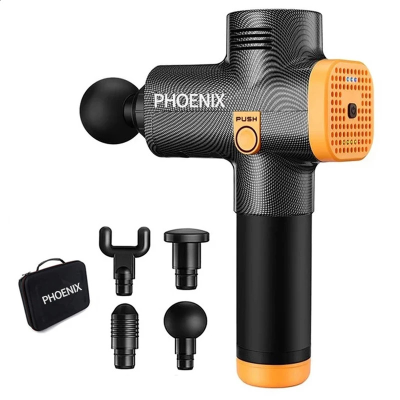 Full Body Massager Phoenix A2 Massage Gun Muscle Relaxation Deep Tissue Fascia Gun Dynamic Therapy Vibrator Shaping Pain Relief Back Foot Massager 231