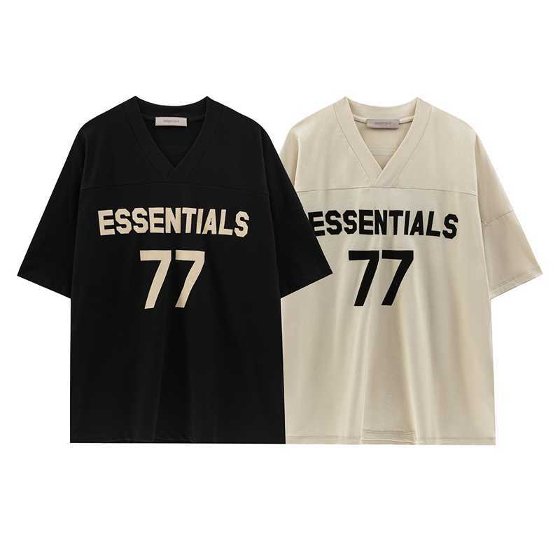 ESS Tees T-Shirts Luxury Designer fashion clothing FOG FEARs OF GOD ESSEN Short Sleeve 77Z Flocked Letter T-shirt High Street Trendy Brand T-shirt, Black
ESS Tees T-Shirts Luxury Designer fashion clothing FOG FEARs OF GOD ESSEN Short Sleeve 77Z Flocked Letter T-shirt High Street Trendy Brand T-shirt, Black