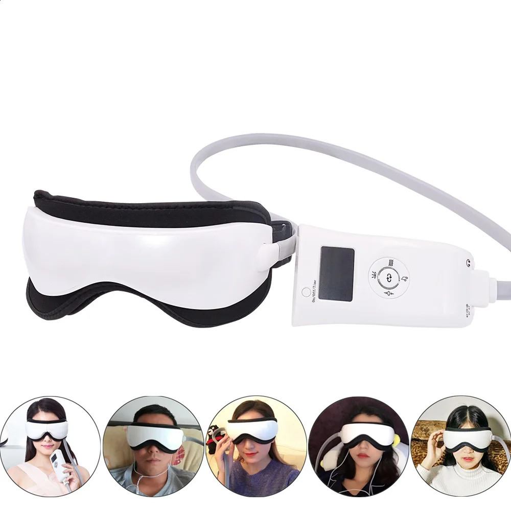 Eye Massager Eye Massager Heated Massaging Goggles Music Magnetic Air Pressure Eye Massager Anti Aging Electric Glasses Device Health Care 231115