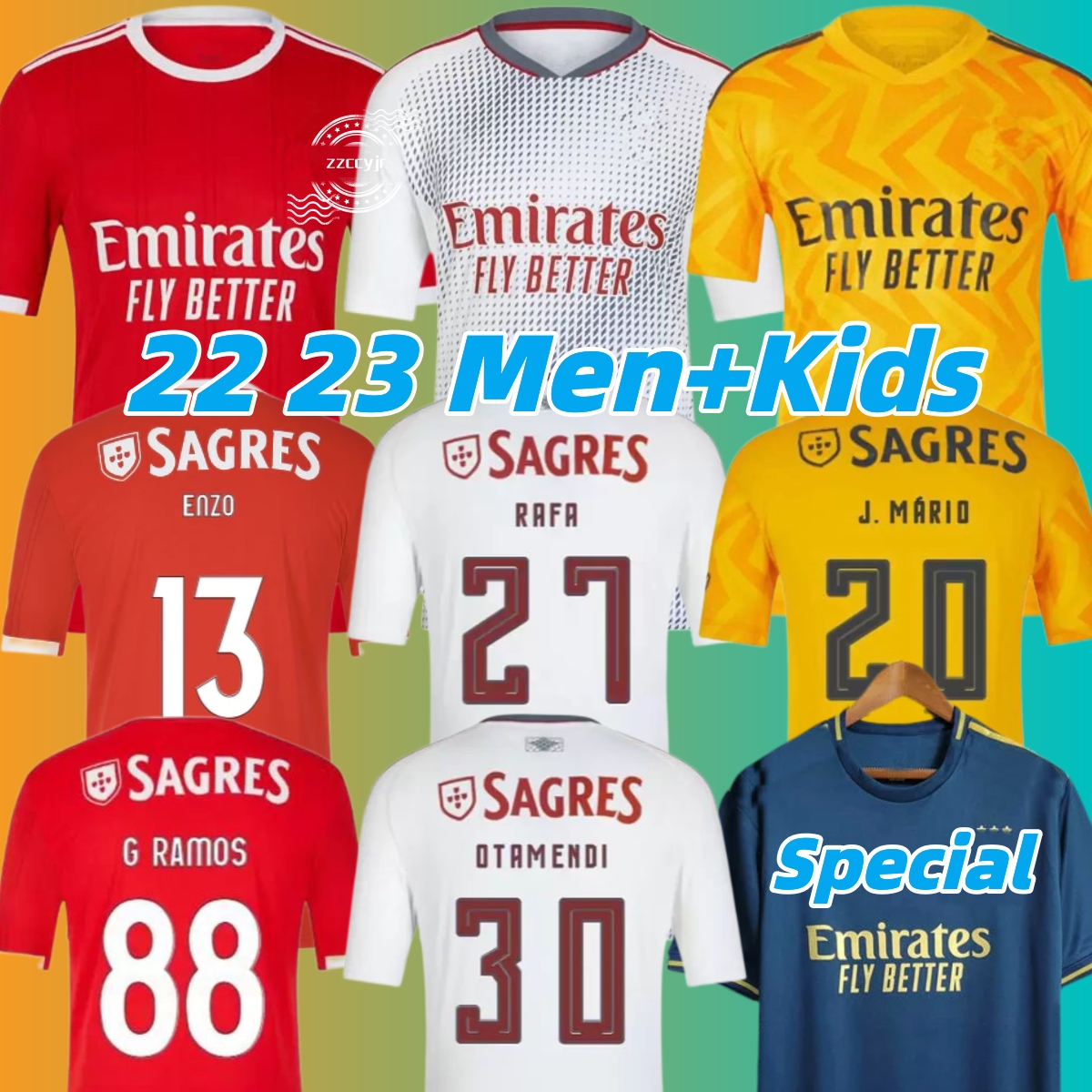New 2022 2023 Benfica G.RAMOS Soccer Jerseys RAFA ENZO #13 SEFEROVIC J.WEIGL Neres 23 Home Away 3rd Football Shirt Yaremchuk Grimaldo OTAMENDI adult Men Kids kit uniform, Special edition adult
New 2022 2023 Benfica G.RAMOS Soccer Jerseys RAFA ENZO #13 SEFEROVIC J.WEIGL Neres 23 Home Away 3rd Football Shirt Yaremchuk Grimaldo OTAMENDI adult Men Kids kit uniform, Special edition adult