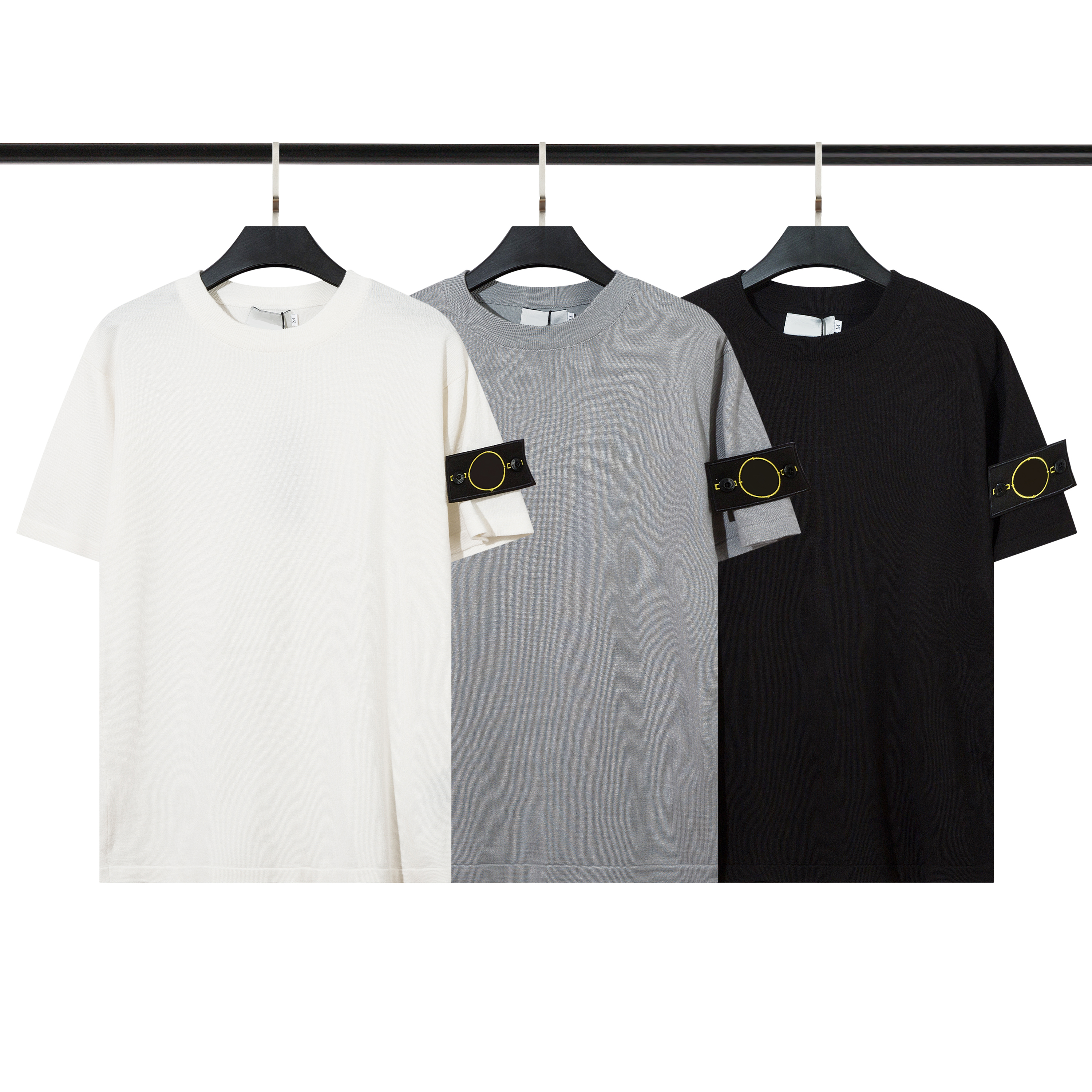 Men's t shirt high quality designer Stone tees summer menswear breathable loose button badge lovers street fashion 100% cotton polo shirt Size M
Men's t shirt high quality designer Stone tees summer menswear breathable loose button badge lovers street fashion 100% cotton polo shirt Size M