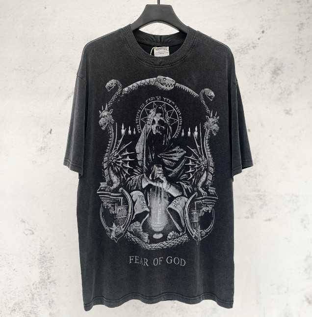 ESS Tees T-Shirts Luxury Designer fashion clothing FEARs OF GOD JERRY Upper Vintage Bottom Wash Old Half Sleeve T-shirt Street Loose Hip Hop FOG Short Sleeve, Wash black
ESS Tees T-Shirts Luxury Designer fashion clothing FEARs OF GOD JERRY Upper Vintage Bottom Wash Old Half Sleeve T-shirt Street Loose Hip Hop FOG Short Sleeve, Wash black