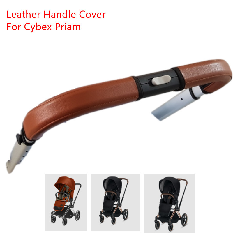Stroller Parts Accessories Leather Pu Cover For Cybex Priam Stroller Handles Protective Cases Cover Armrest Bumper Covers Handle Pram Bar Accessories 