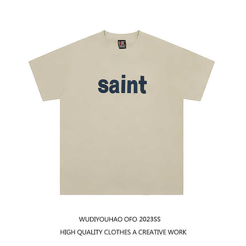 ESS Tees T-Shirts Luxury Designer fashion clothing FEARs OF GOD Saint Letter Print Worn Short Sleeve Small Fashion Brand FOG American High Street Loose T-shirt for Men, Apricot
ESS Tees T-Shirts Luxury Designer fashion clothing FEARs OF GOD Saint Letter Print Worn Short Sleeve Small Fashion Brand FOG American High Street Loose T-shirt for Men, Apricot