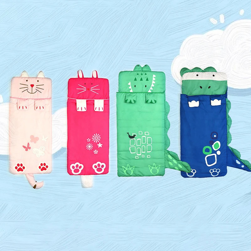 Sleeping Bags Outdoor Children s Bag Cartoon Cute Dinosaur Child Travel Tent Warm And Moisture proof Portable Baby 231116