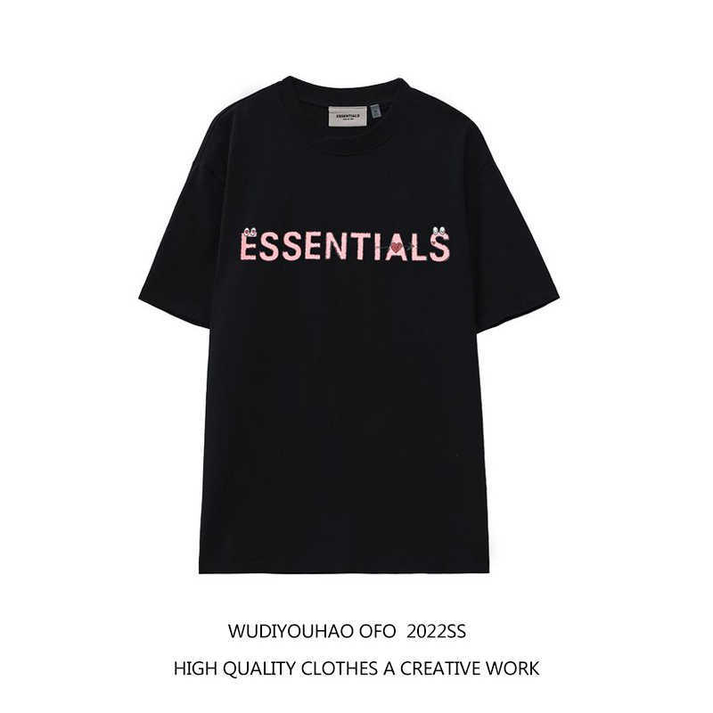 ESS Tees T-Shirts Luxury Designer fashion clothing Fog FEARs OF GOD ESSEN American letter printed loose short sleeve T-shirt for Mens Womens, Black
ESS Tees T-Shirts Luxury Designer fashion clothing Fog FEARs OF GOD ESSEN American letter printed loose short sleeve T-shirt for Mens Womens, Black