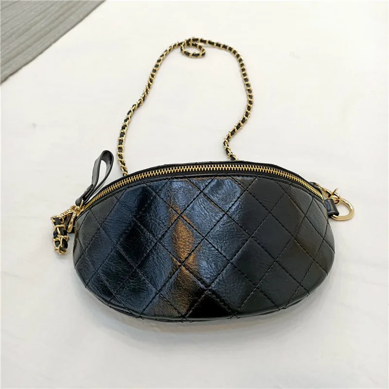 Evening Bags Chain Texture Broadband Chest Women's Crossbody Versatile Simple and Casual Small Fragrance gge Wandering Bag 231116 de87