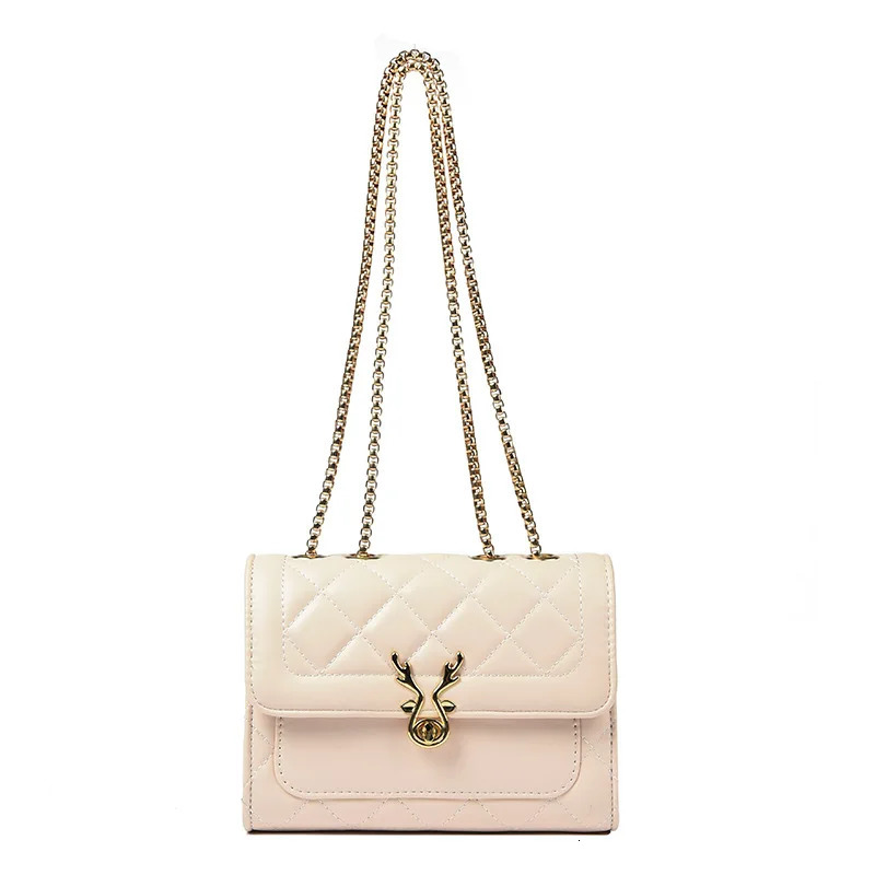 Evening Bags Women's Fashion Simple Crossbody gge Bag Small Fragrance Chain Underarm White 231116