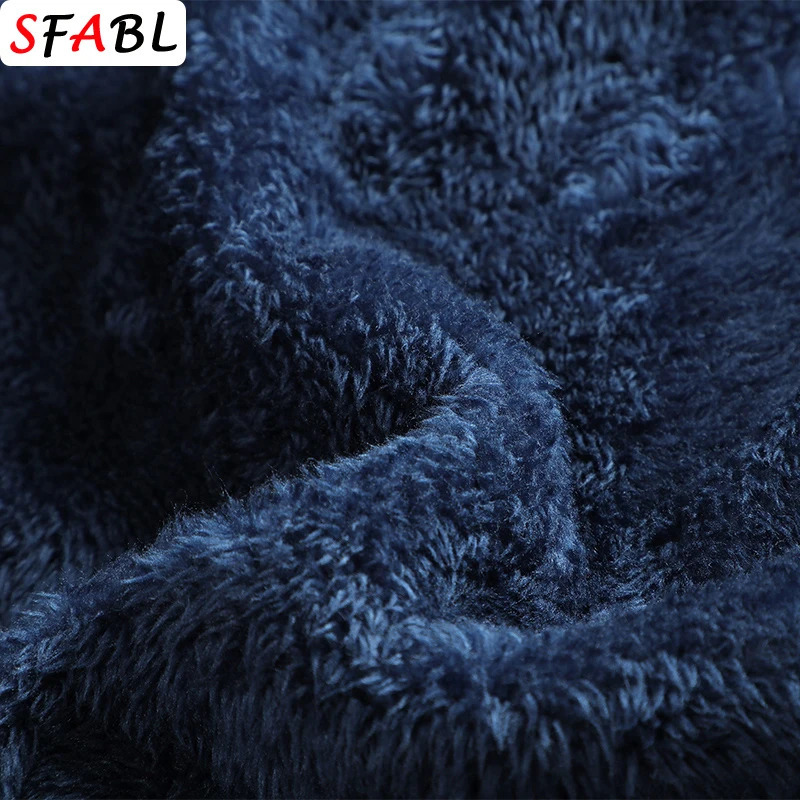 Men's Jackets SFABL Fashion Patchwork Fleece Jacket Coat Men Winter Parkas Thick Warm Overcoat Autumn Male Outerwear 4XL 231115