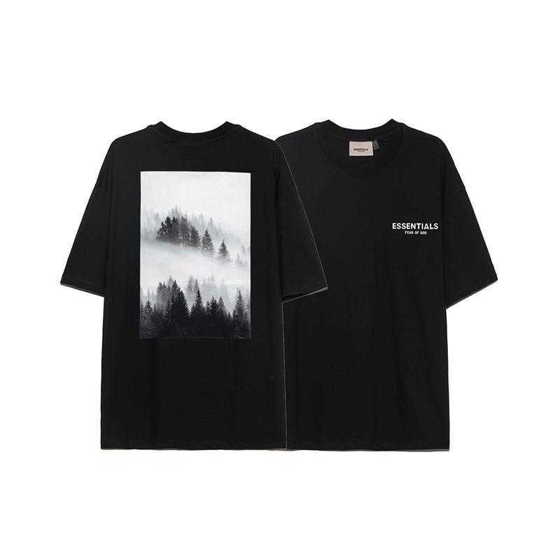 ESS Tees T-Shirts Luxury Designer fashion clothing FEARs OF GOD fog forest clouds short sleeve ESSEN Season 7 ink print t-shirt Men's Women's fashion, Black
ESS Tees T-Shirts Luxury Designer fashion clothing FEARs OF GOD fog forest clouds short sleeve ESSEN Season 7 ink print t-shirt Men's Women's fashion, Black