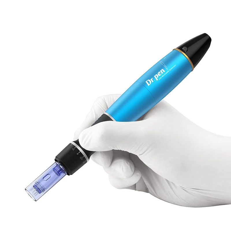 Electric Dr. Pen Ultima A1 2 pcs 12 Pins Needles Professional Derma Pen Nanoneedles Tatoo Machine Wireless Mesotherapy Skincare Tool SPA Care Micronee