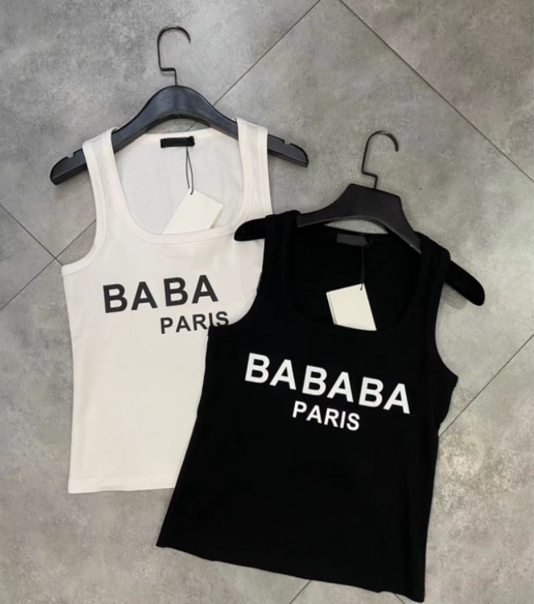 Sexy Designer Tanks Top for Women Vests with Letters Summer Sleeveless Tshirts Blouse Black White Multi Style Highly Quality, White-2
Sexy Designer Tanks Top for Women Vests with Letters Summer Sleeveless Tshirts Blouse Black White Multi Style Highly Quality, White-2