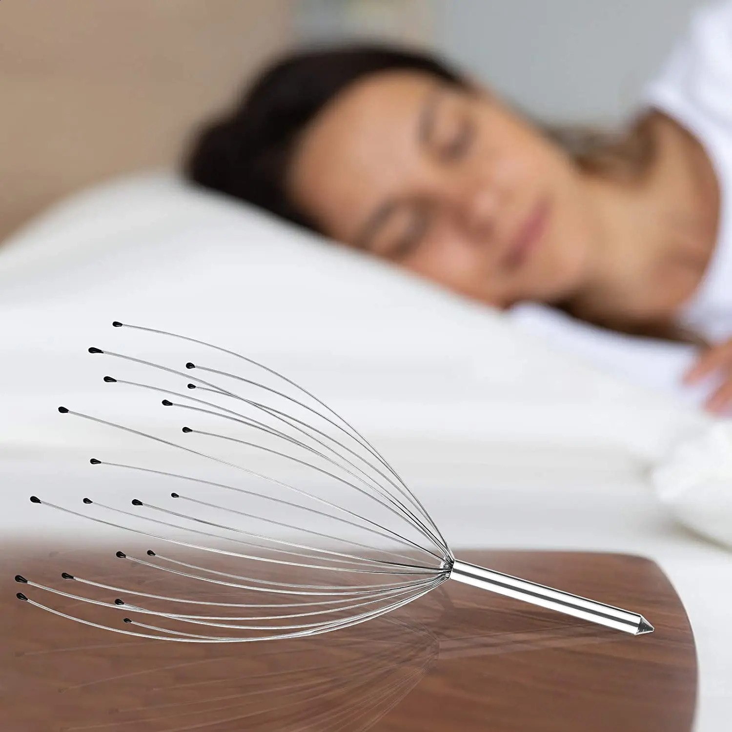Head Massager Scalp Massagers octopus Head Massage Stainless steel 20 Claw Scratcher for Deep Relaxation hair growth Stimulation Stress Relief 231115