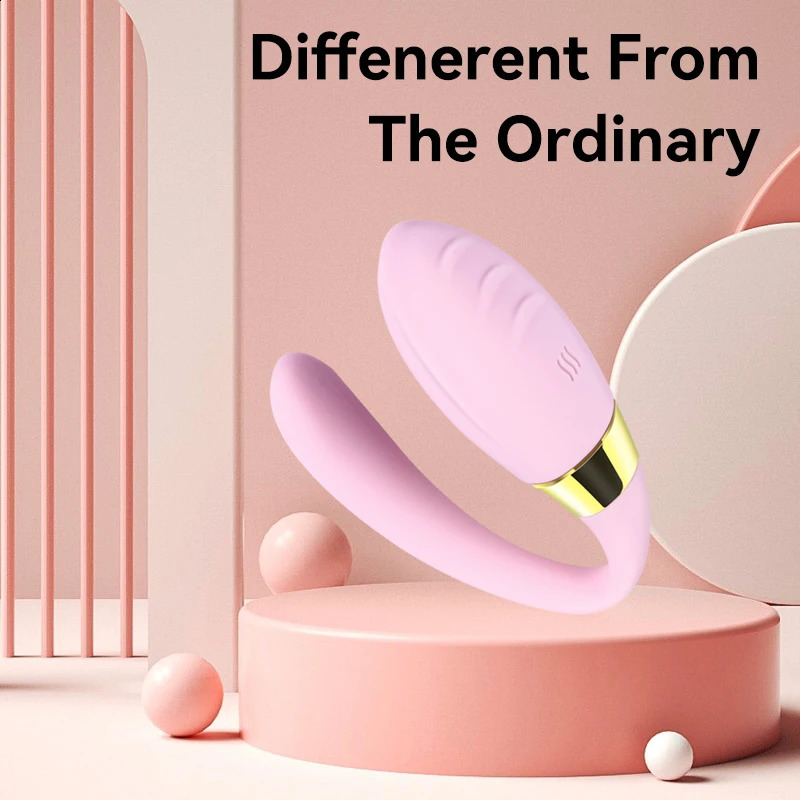 Adult Toys Wireless Dildo Vibrator Wearable U Shape G Spot Clitoris Stimulator Vibrating Panties Egg Sex Toys for Women Adults Couples 18 231030