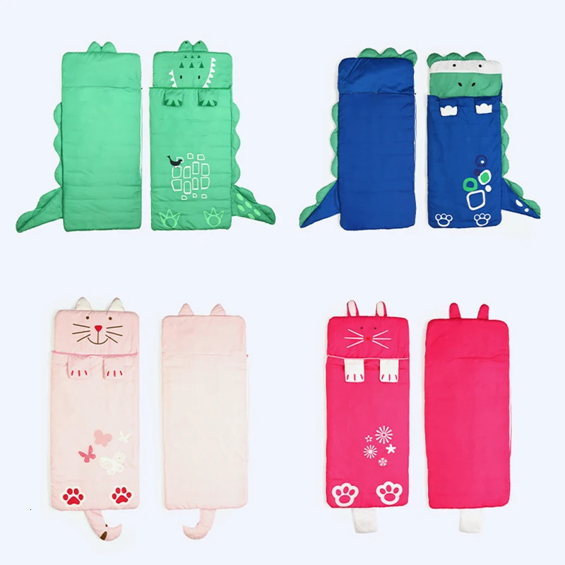 Sleeping Bags Outdoor Children s Bag Cartoon Cute Dinosaur Child Travel Tent Warm And Moisture proof Portable Baby 231116