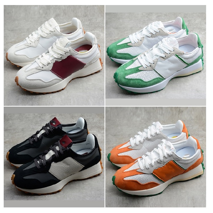 Running Shoes 327 B327 Womens Mens unisex Sea Sault Black white gum Classic Burgundy Pack Farmers green Grey Orange golden hour Flame Trainers Designer Sneakers, #37
Running Shoes 327 B327 Womens Mens unisex Sea Sault Black white gum Classic Burgundy Pack Farmers green Grey Orange golden hour Flame Trainers Designer Sneakers, #37