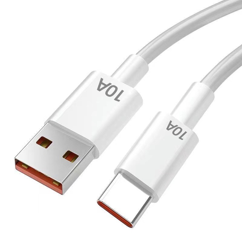 10A Type C USB Cable Super Fast Charge Cable For Huawei Mate 40 Xiaomi Samsung Honor 50 Quick Charge USB C Cables Data Cord