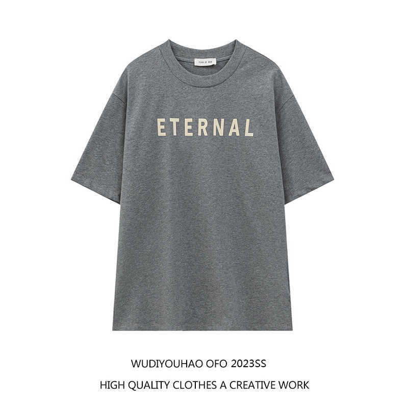 ESS Tees T-Shirts Luxury Designer fashion clothing FEARs OF GOD FOG Season 8 American ETERNAL Flocking Printed Short Sleeve T-shirt Loose Fit for Mens Womens, Black
ESS Tees T-Shirts Luxury Designer fashion clothing FEARs OF GOD FOG Season 8 American ETERNAL Flocking Printed Short Sleeve T-shirt Loose Fit for Mens Womens, Black