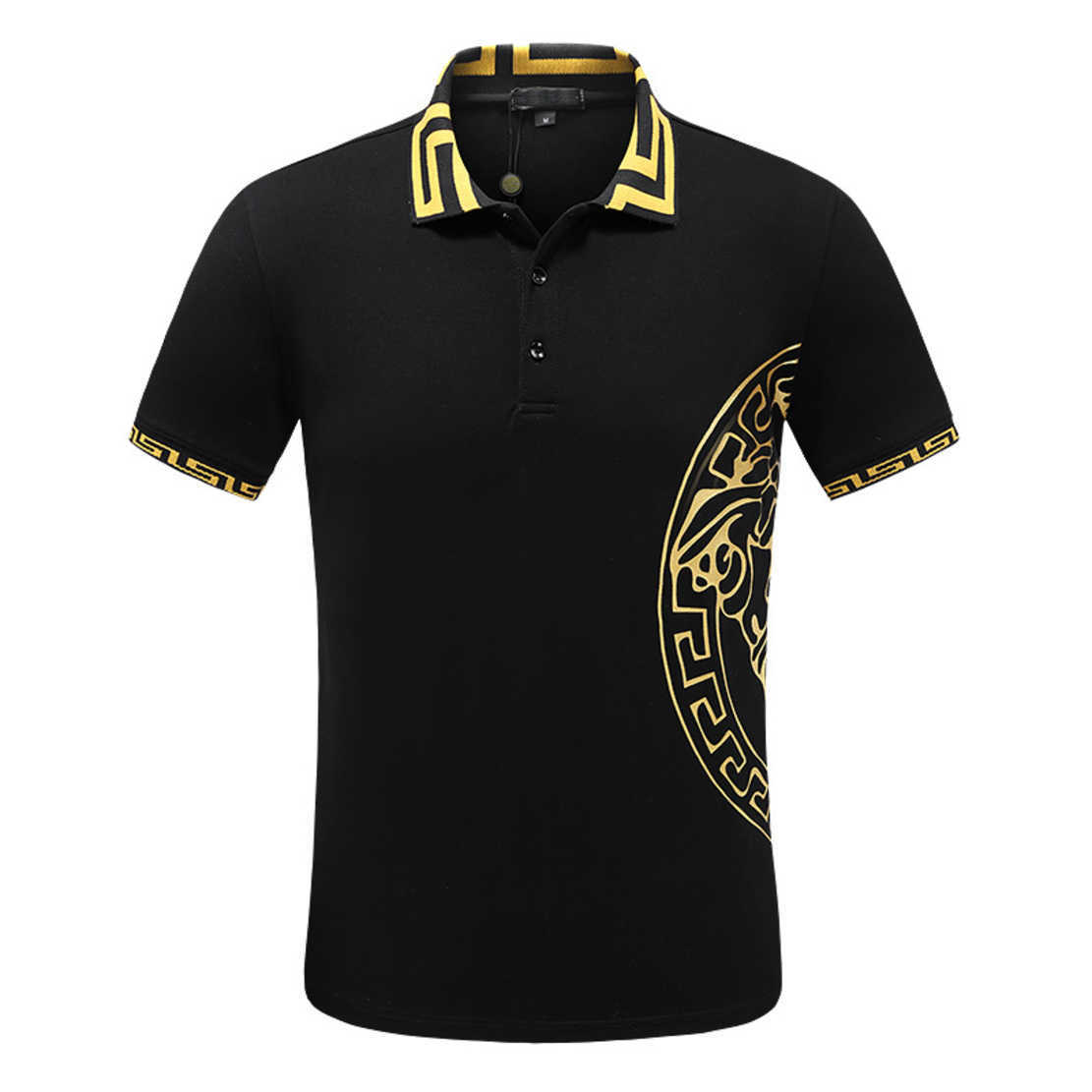 T-Shirts Versage vercace Designer mens Basic business embroidered polos T Shirt fashion france brand Men's armbands letter Badges polo shirt shorts88 WJTO, White
T-Shirts Versage vercace Designer mens Basic business embroidered polos T Shirt fashion france brand Men's armbands letter Badges polo shirt shorts88 WJTO, White