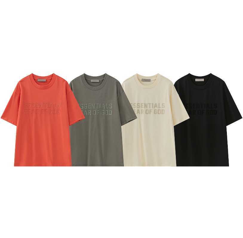 ESS Tees T-Shirts Luxury Designer fashion clothing FEARs OF GOD High Street FOG ESSEN Chest Letter Flocked Loose Round Neck Short Sleeve T-shirt Trendy, Black
ESS Tees T-Shirts Luxury Designer fashion clothing FEARs OF GOD High Street FOG ESSEN Chest Letter Flocked Loose Round Neck Short Sleeve T-shirt Trendy, Black