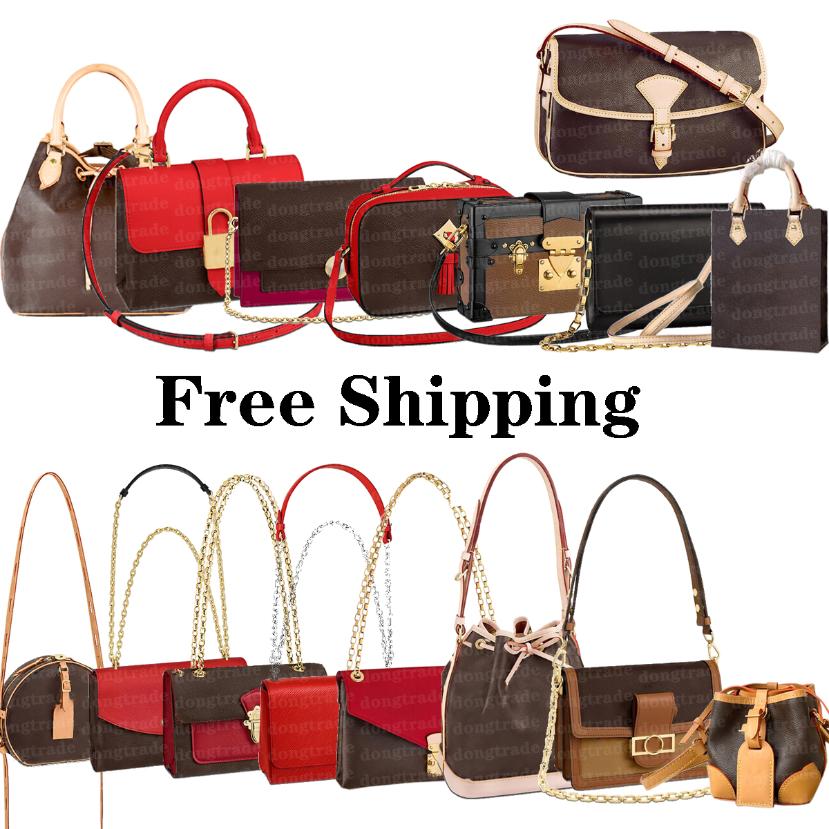 Women Luxury Designer Bag Shoulder Bags Handbag Crossbody Bag Designer Tote Bag Genuine Leather Totes Handbags Multi Pochette Purse with Date Code