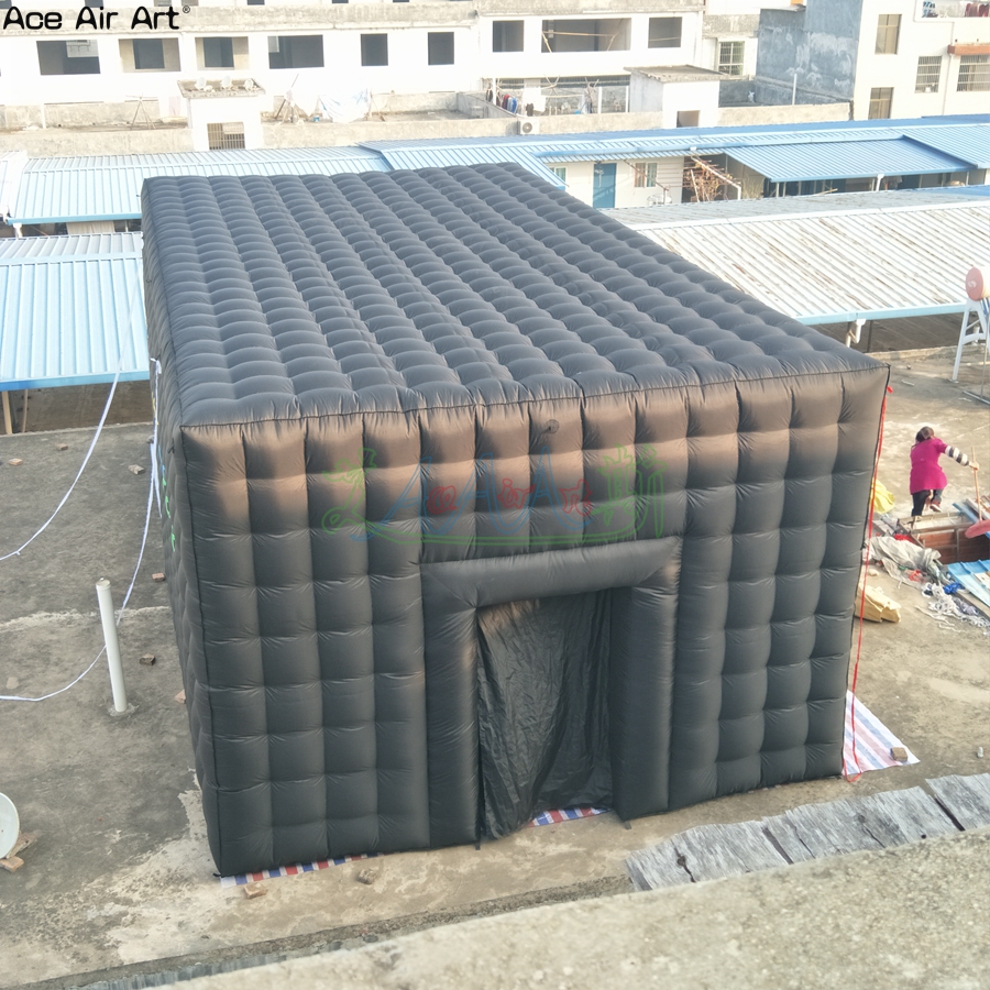 Accommodate 80 People Inflatable Projection Party Tent School Educational Cinema Tent with White Screen for Event