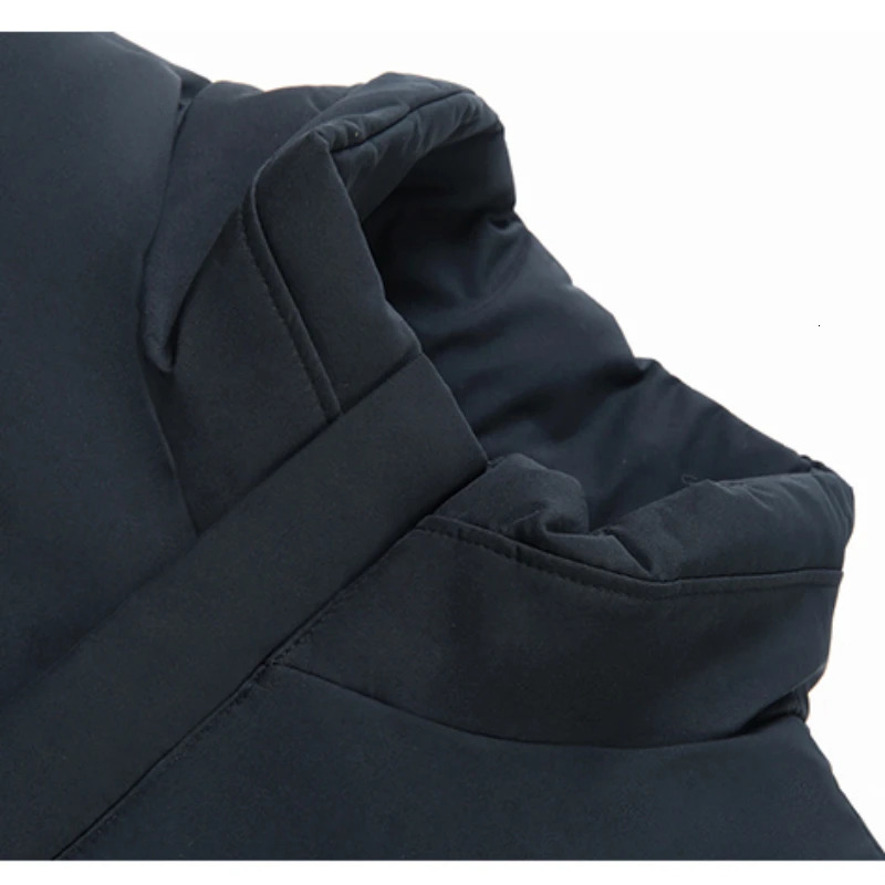 Men's Down Parkas Fashion Urban Nohat Stand Collar Loose Style Cotton Coat Thickened Warm Jacket Solid Color Casual Top L5XL 231115